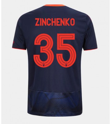 Nottingham Forest Oleksandr Zinchenko #35 Tredjetrøje 2025-26 Kortærmet